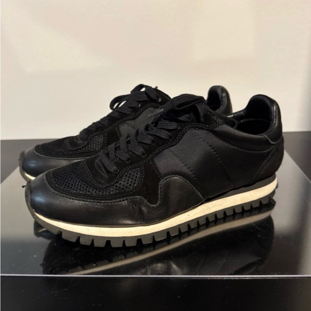 Sandro Black and White Men's Sneakers